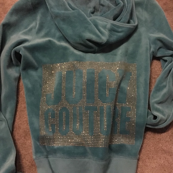 Juicy Couture Velvet Zip Up - Picture 1 of 2